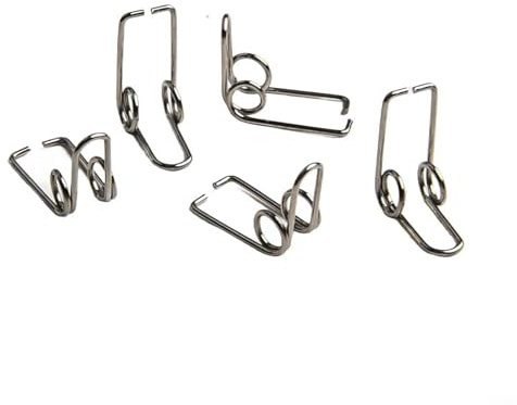 -Piece Iron Valve Spring Set for Trumpet, Trombone, and Alto Saxophone – Brass Instrument Water Key Springs, For Replacement Parts (Trumpet)