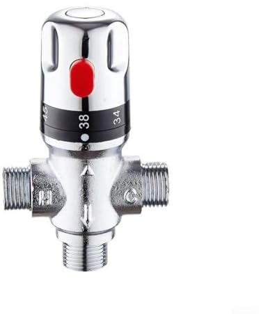 Válvula mezcladora termostática para instalaciones residenciales de calentadores de agua con temperatura fija de salida y seguridad de entrada (A)