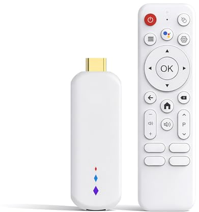Denash para 9 TV Stick Streaming Media Player 4K Ultra HD con Control Remoto por Voz para Netflix Hulu Flixster