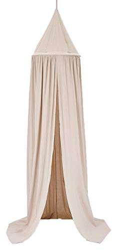 Homieco Bed Canopy Cotton Mosquito Net Bedding Round Dome Nursery Room Decorations Play Reading Tents