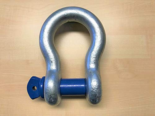 Manille très résistante - Capacité de charge : 3,25 tonnes.