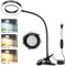 JUOIFIP 10X Magnifying Glass with Light and Stand, Magnifying Lamp Magnifiers with Clamp 3 Modes USB Light, Magnif.ying Glasses for Hobbies,Reading, Crafting,Sewing,Seniors,Craft Work