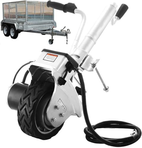XGHDPBM Motor for Caravana, Rueda Jockey portátil motorizada, Carga máxima de 5000 Libras, Gato for Remolque maniobrable de 12 V/350 W, for maniobrar remolques de Barcos y caravanas