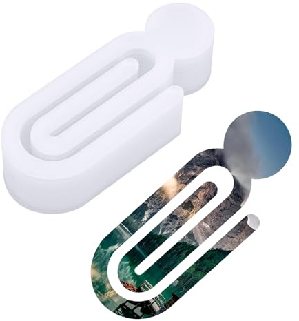 10pcs Trombone Sublimation, 12,7x4,8cm Simple Face Tête Ronde Trombones en Acrylique par Sublimation Blancs de Trombones de Sublimation pour la Maison l'École le Bureau