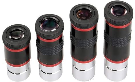 Microscopio Telescopio astronomico Set di oculari da 1,25 pollici 68/66 gradi Lente multistrato 6/9/15/20mm(68Deg set)