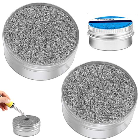 2 punte per saldatura, reattivatore senza piombo, 16 g, strato di ossido rimovibile, per la riattivazione, punte di saldatura ossidate