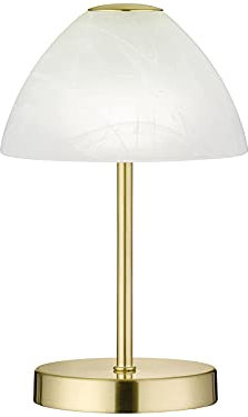 Reality Leuchten R52021108 Queen, Tischleuchte, 2.5 watts, Integriert, Messing matt, 15 x 15 x 24 cm