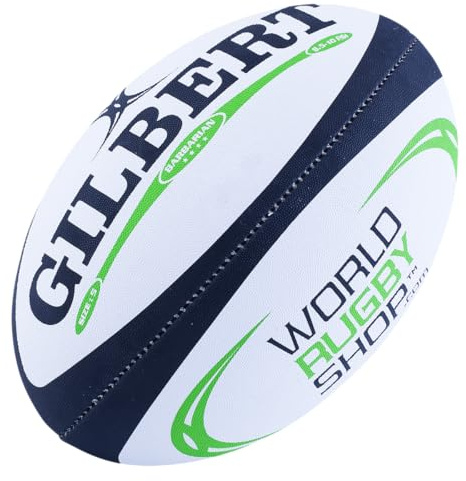 Rugby Game Ball Barbarian Match Official Size 5 by Gilbert