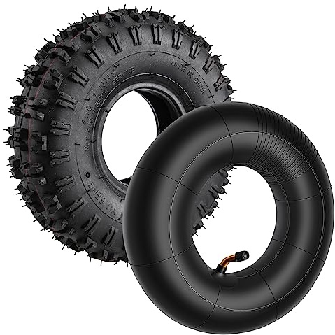 Happysnow 4.10-4 410-4 4.10/3,50-4 innerrör däck för trädgård rototiller snöslunga gräsklippare hand truck skottkärra go vagn barn