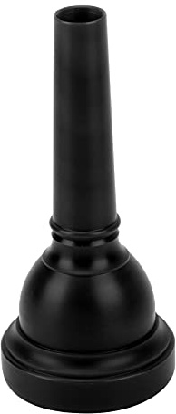 QANYEGN Trombone Mouthpiece, Shank Trombone Mouthpiece, Euphonium Mouthpiece Replacement Musical Instruments for Beginners (Black)