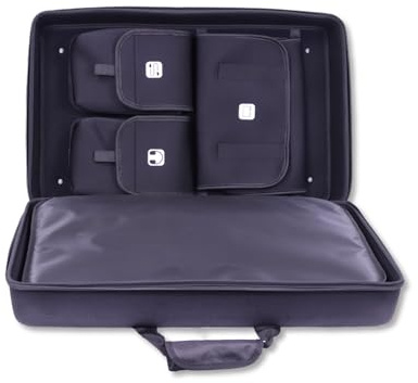 Protekt Bag for Pioneer DDJ-FLX4 with Internal Pockets BFLX4IP DJ Hard Carry Bag for Pioneer DJ Controller, Pockets for Laptop, Headphones, Cables