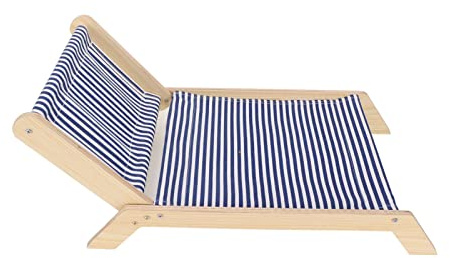 Materiales Premium, Lugar de Descanso, Uso de Cuatro Temporada, Silla de Playa de Hamaca para Gatos, con Diseño Minimalista, Sisal, Tablero Compuesto, Troncos, Lienzo, Hamaca, Cama Elevada para