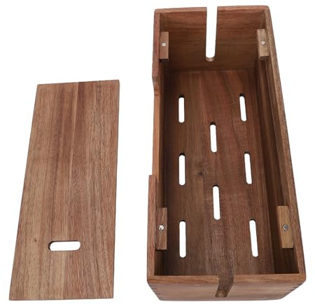 Hztyyier Caja Organizadora de Cables Almacenamiento Elegante para Regleta con Corrector Se Adapta a TV de Piso
