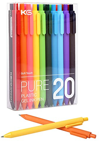 Kaco Green Pure 20 Coloured Gel Ink Pen