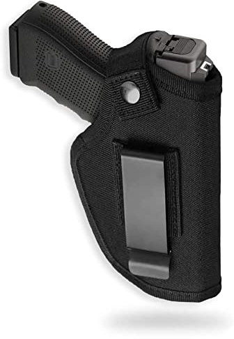 Gürtelholster,Waffenholster,Pistolen Holster,Taktische Pistolenholster,Concealed Carry with Metal Clipp,Gelten Klein und Großpistolen Rechts und Linkshänder (Universal-Typ)