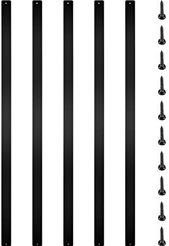 VEVOR Deck Balusters, 29.5x1 Metal Deck Spindles, 76 Pack Staircase Baluster with Screws, Aluminum Alloy Deck Railing for Wood and Composite Deck, Stylish Baluster for Outdoor Stair Deck Porch