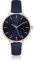 KIMOMT Damen-Armbanduhr, Leder, Quarzuhr, luxuriös, wasserdicht, modisch, kreativ, für Damen und Mädchen, Royalblau (11),