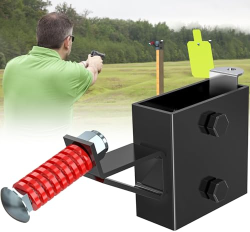 2x4 Steel Target Hanger | AR500 2x4 Shooting Target Stand Brackets | Targets Holders for Shooting | Steel Gong Targets Conversion Adapter for Range | Indoor | Outdoor 1 Pack