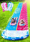 JOYIN 22.5ft/685.8cm Water Slides and 2 Bodyboards, Lawn Water Slide Summer Slip Waterslides for Garden Toy with Build in Sprinkler for Backyard Outdoor Fun for Kids, Blue,Pink