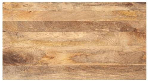 vidaXL Piano per Tavolo 100x70x2,5cm Rettangolare Legno Massello Mango