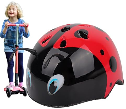 Ladybug Helm für Kinder, Widerstandshelm, Rennradhelm, leicht, Kleinkindgröße, für und Mädchen im Alter von 0–5 Jahren