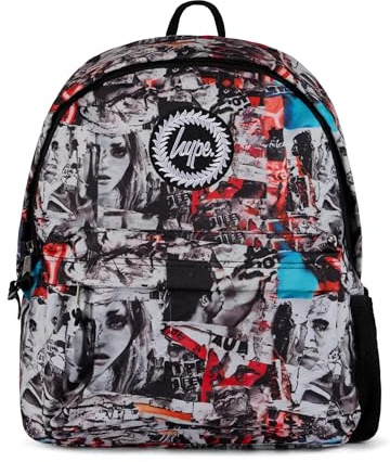 hype Backpack 18L Magazine Tear Multi ZSBS-019