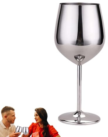 Générique vinge i rostfritt stål, metall vinmuggar, metall metall rostfritt stål för, liten mugg för familj, fester, barer och restauranger