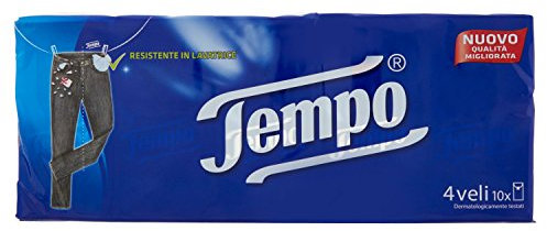 Tempo Fazzoletti Classic - 4 veli - 15 confezioni da 10 pacchetti (150 pacchetti totali)