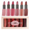 No 7 Lipstick Curved Lipstick Set 6 Color Nude Moisturizing Smooth Lipstick Lasting Waterproof Lipstick Makeup Gift Box Set Girl Lip Liner