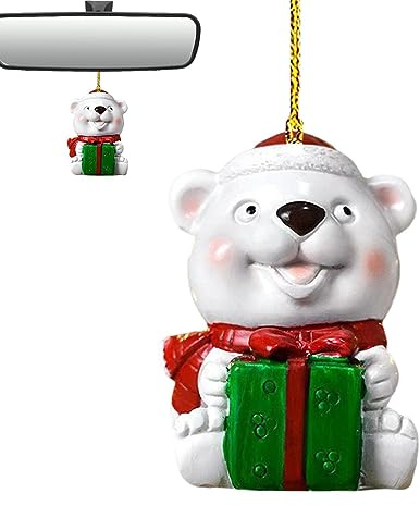 Anloximt Pendentif Acrylique de Noël | décoration de Noël Bonhomme de Neige coloré 2D | Ornements de Figurines de Noël pour salles de Classe, Jardin, rétroviseur de Voiture, Restaurants, Cuisine
