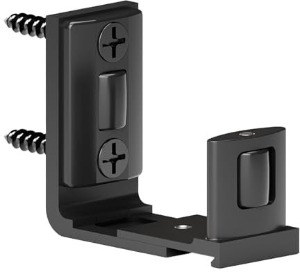 ETIASQSA Adjustable Roller Floor Guide for Sliding Door, Wall/Door Guide Bottom, Black