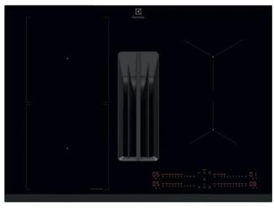 Table De Cuisson Aspirante Induction 68cm 4 Feux 3700w Noir - KCC73443