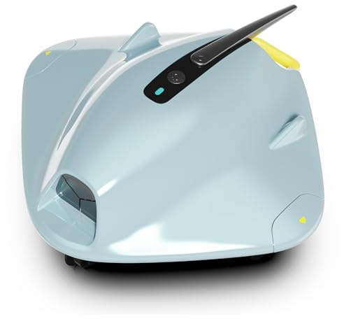 Poolroboter Kabellos Poolsauger Akku 40W Power & 90 Min Laufzeit - Saugroboter Pool Mit Doppelfiltersystem & Hindernis-Überwindung für Ebene Pools Bis 149 ㎡ Reinigt Effektiv Blätter & Schlamm