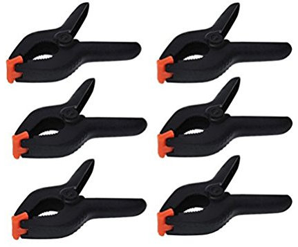 6 St¨¹ Klemmzwingen Leimzwingen(2.62 Inch) Leimklemme Federzwinge