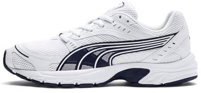 PUMA Axis, Scarpe da Ginnastica Unisex-Adulto, Bianco White-Peacoat, 43 EU