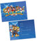 BIGADO 12 carte invitation anniversaire enfant, garcon en francais pat patrouille format DIN A6 compatibles - revêtement du recto vernis brilliant
