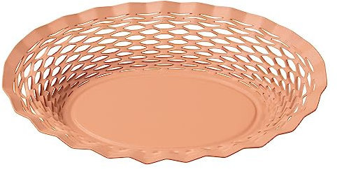 Roger Orfèvre - Corbeille à pain vieux rose 25x18 cm