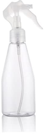 Pulverizador de plástico para peluquería, botella de 200 ml, multifuncional, para plantas, flores, agua, recargable, transparente