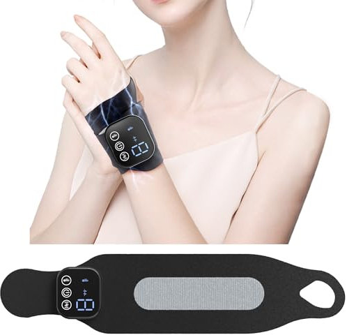 EMS Handmassagegerät Handgelenk-Massagegerät mit Wärme, Handgelenk Bandagen Handgelenkstütze für Sehnenscheidenentzündung & Karpaltunnelsyndrom, Schmerzlinderung, Für Sport Und Fitness, Hausarbeit