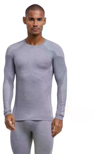 FALKE herr Baslager Ovandel Wool-Tech Light M L/s Sh ull funktionsmaterial snabbtorkande 1 del