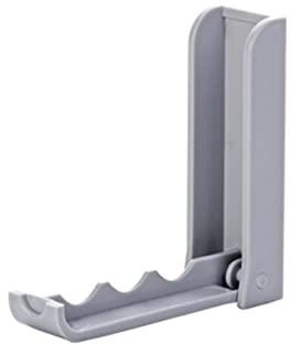 MUELODSIC 2 piezas Ganchos Plegables Adhesivos para Puerta sin Taladro de Gris y Beige Soporte para Abrigos Toallas Sombreros y Bolsas Diseño Moderno para Cocina Dormitorio y Baño