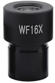 1 oculaire grand angle de microscope biologique de 23,2 mm 5X-25X 1 pièce en métal biologique offrant une expérience visuelle impressionnante, ce qui le rend pour des examens détaillés (WF16X)