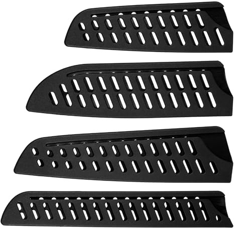 Aphumedc 4 protezioni per coltelli di alta qualità, 4 misure, universale, in plastica, protezione per coltelli da cucina, coltello da frutta