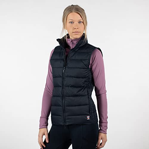 HORZE Avery Reitweste, wasserdichte Und Winddichte Steppweste Für Damen, Dunkelnavy, Blau, XXL