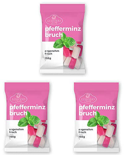 Pfefferminze Bruch 3er-Set (3 x 155g)