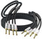 Tertullus 1 Paar High-End Lautspecherkabel OFC Versilbert mit bananenstecker HiFi Lautspecher-Kabel für Heimkino, Verstärker, Lautsprecher,HiFi System (bananenstecker zum bananenstecker 3m)