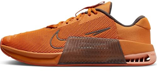Nike Men's Metcon 9 Cross Trainer, Monarch/Amber Brown-Mica Green, 10 UK