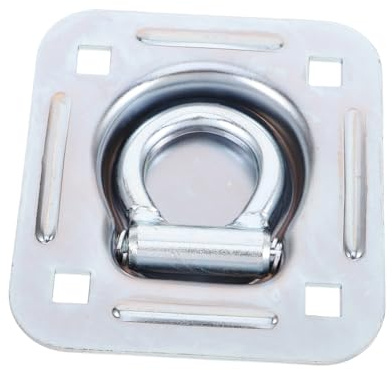 GLEAVI Anelli Di Ancoraggio a d Per Rimorchi e Furgoni Ganci Per Carico, Stabilità a Molla, Montaggio Versatile Per Cassoni Di Camion, Supporto Sicuro Per Trasporto Veicoli e Merci