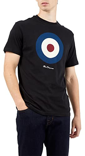 Ben Sherman Mens Black Short Sleeve T-Shirt