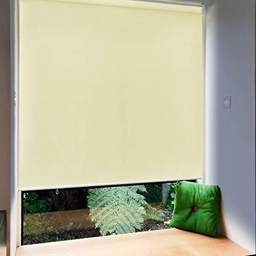 HENGMEI Vertikal markis för balkonger, utomhus, balkong, terrass, beige, 180 x 240 cm